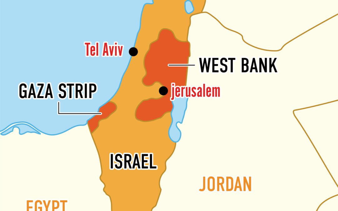 Isreal Palestine Map